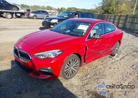 2021 BMW 228I Gran Coupe xDrive z USA, uszkodzony, nr VIN WBA73AK02M7G61423